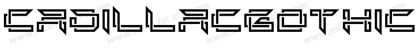 CadillacGothic WideR字体转换
